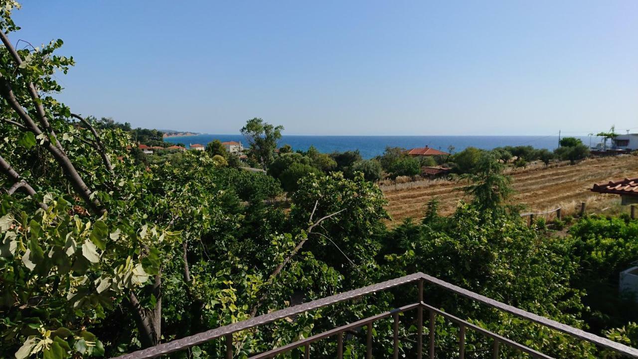 Stone House With Seaview Nea Poteidaia Exterior foto