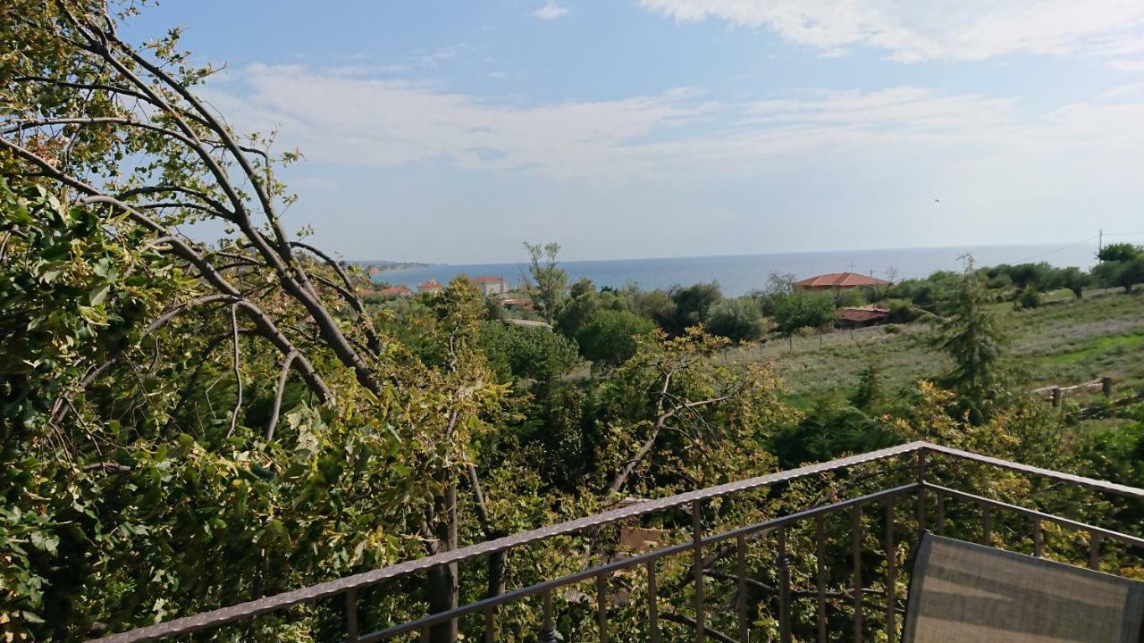 Stone House With Seaview Nea Poteidaia Exterior foto
