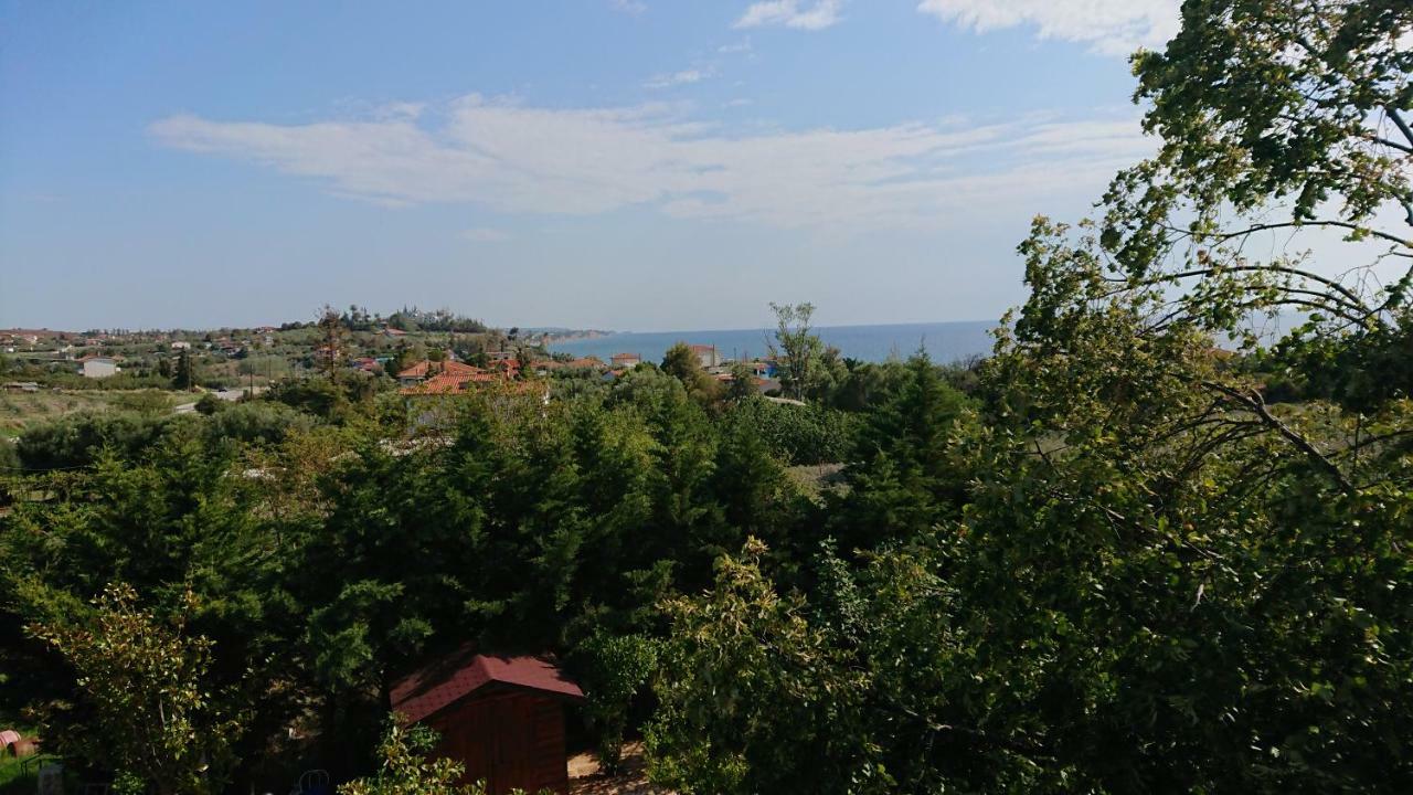 Stone House With Seaview Nea Poteidaia Exterior foto