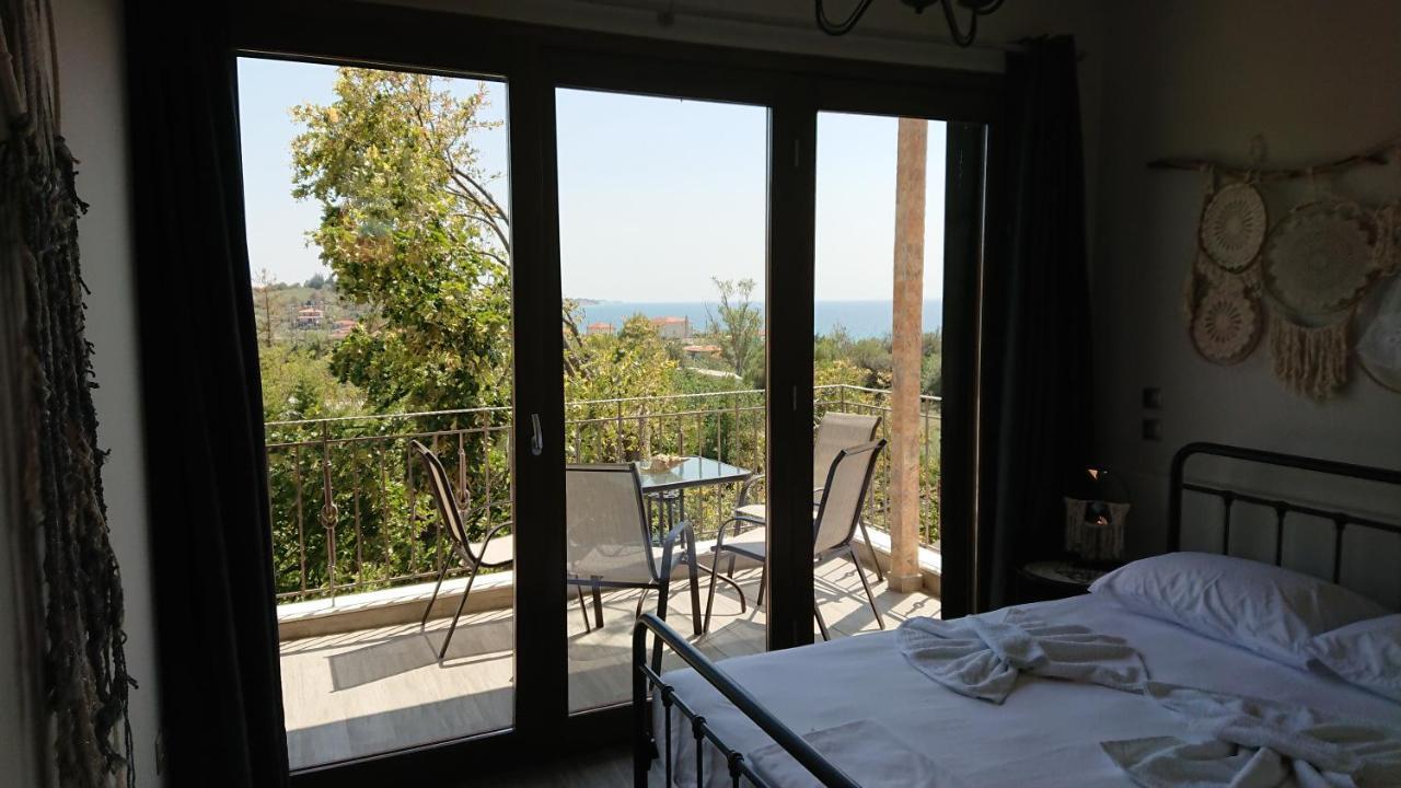 Stone House With Seaview Nea Poteidaia Exterior foto